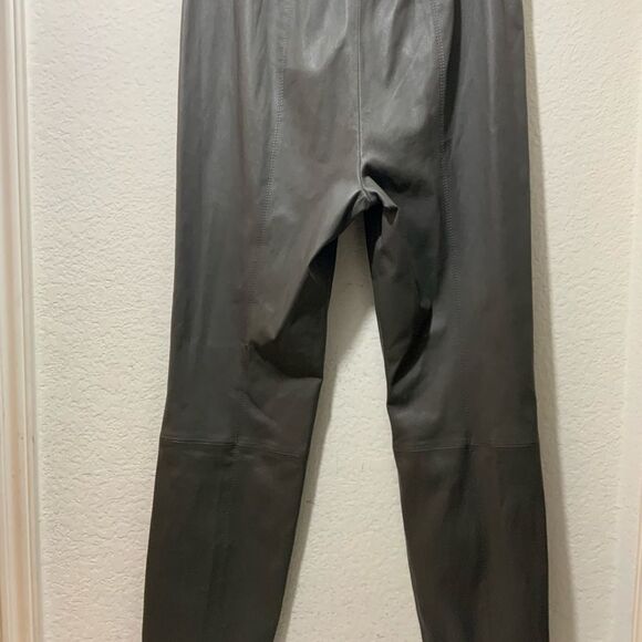 New with tags LAFAYETTE 148 NEW YORK Murray Skinny Leather Pants - Deep Rock - Picture 11 of 12